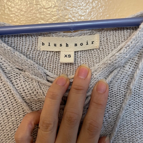 Grey fringe sweater - Picture 3 of 4